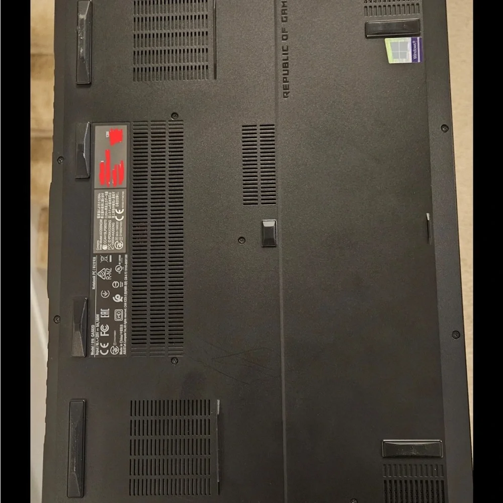 ASUS ROG Black Gaming Laptop